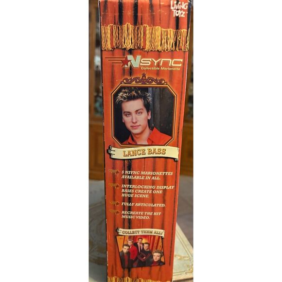 NSYNC LIVING TOYZ 2000 LANCE BASS MARIONETTE DOLL NIB - Picture 2 of 5
